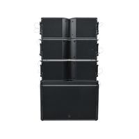 Sistema de Sonido Line Array Profesional con Altavoces Activos Dobles de 10 Pulgadas y Subwoofer de 18 Pulgadas