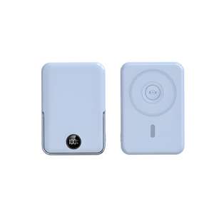 5000 мАч Мини Портативный PD22.5W Быстрая зарядка магнитный беспроводной Power Bank зарядное устройство с подставкой держатель для мобильных телефонов - Product Image 3