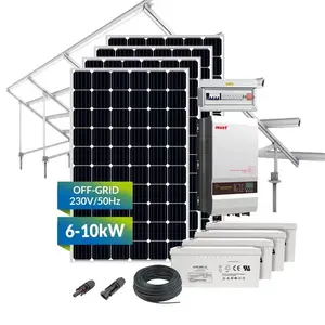 Kit Zonne-Energie 5000Watt Set Voor Thuis 3kw 8kw Alles In Een Zonne-Energie Systeem Volledige Set Energia Zonne-Energie Systeem Off Grid Compleet