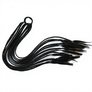 Peluca de Cola de Caballo con <span class=keywords><strong>Trenza</strong></span> de Tres Hebras para Mujer, Estilo Spice Girl, Estilo Nacional, <span class=keywords><strong>Trenza</strong></span> con Degradado de Color, <span class=keywords><strong>Trenza</strong></span> de Fibra de Alta Temperatura - Product Image 6