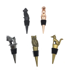 Tùy Chỉnh Nhà Máy Hiện Có Khuôn Động Vật 3D Hình Dạng Rượu Vang Aerator <span class=keywords><strong>Pourer</strong></span> Động Vật Rượu Vang Pourers - Product Image 4