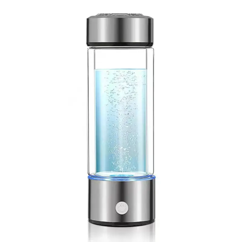 2023 Portable Level Up Filtro Garrafa De Água Gerador De Hidrogênio Garrafa De Água Para A Saúde Com Garrafa De Vidro