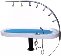 Nouveau Lit de Massage Hydromassant Hydrobody à Jets d'Eau, en Acrylique et Acier Inoxydable, avec Douche Vichy, pour Salles de Sport et Centres de Thérapie, Direct Usine