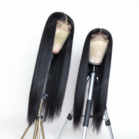 Perruques en cheveux naturels indiens, sans colle, avec dentelle frontale HD complète, cheveux vietnamiens alignés sur les cuticules, perruques frontales en dentelle HD pour femmes noires
