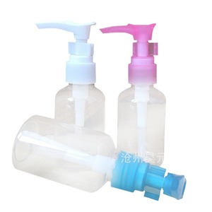 Botellas de plástico de 50 ml con cabezales de bomba y boquillas tipo pico de pato, adecuadas para rellenar cosméticos para mascotas y botellas de loción. - Product Image 2