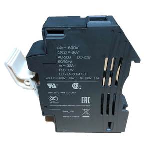 DF101V 1P 690 V 32 a TeSys ตัวรองรับฟิวส์ 10x38 มม. 960C ทนไฟ ฝรั่งเศส - Product Image 4
