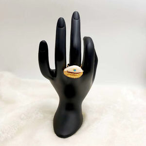 Nuovi Anelli Bohémien Naturali Antichi in Conchiglia Dorata per Donna, Gioielli Estivi da Spiaggia 2026 - Product Image 2