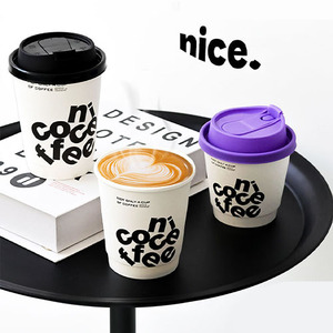 Vasos de Café Desechables de Doble Pared Ecológicos de 12oz, 16oz y 20oz con Tapa y Logotipo Personalizado - Product Image 2