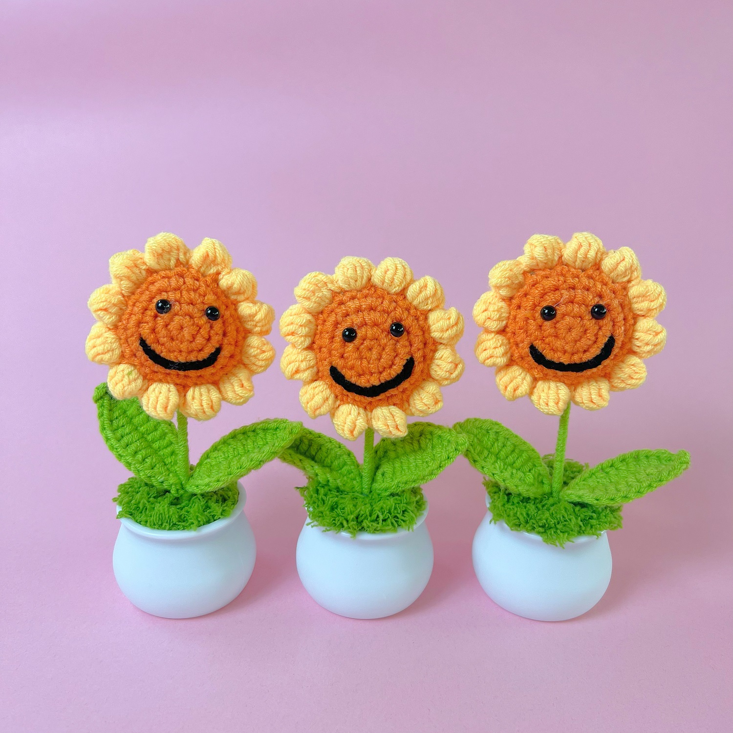 3 sunflowers