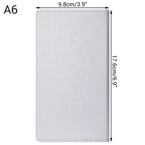 Forniture per la scrittura da viaggio per la casa dell'ufficio scolastico personalizzato di alta qualità quaderno per sublimazione a trasferimento termico in pelle PU - Product Image 2