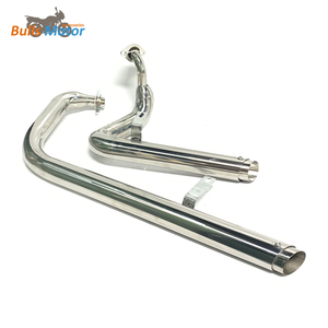 ระบบท่อไอเสียสแตนเลสแบบเต็มระบบสำหรับ <span class=keywords><strong>Virago</strong></span> V Star Dragstar <span class=keywords><strong>125</strong></span> XV125 <span class=keywords><strong>XV</strong></span> <span class=keywords><strong>125</strong></span> XV250 ท่อไอเสียรถจักรยานยนต์คุณภาพสูง - Product Image 2