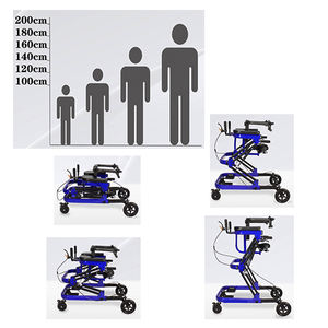 Andador con ruedas y soporte vertical para personas con necesidades especiales, ayuda para caminar para usuarios con necesidades especiales - Product Image 6