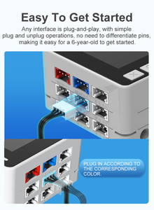 โมดูลควบคุมหลักของหุ่นยนต์ Makerzoid Coding Cube - การเขียนโปรแกรมแบบโอเพ่นซอร์ส หลายสี ทรงพลังสำหรับการแข่งขัน - Product Image 3