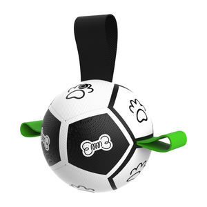 Kinyu Originele Eco-Vriendelijke Pu Nylon Hond Voetbal Speelgoed Interactieve Voetbal 5/7 Inch Buiten & Water Gebruik Huisdier Speelgoed - Product Image 5