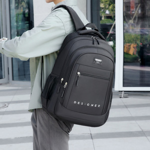 Men's <b>Backpack</b> Lightweight Large Capacity Waterproof Business Travel Laptop Bag Solid Color 36-<b>55L</b> - Product Image 3