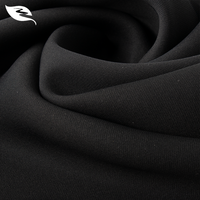 Kain Abaya Anak Perempuan Ripstop Hitam, Ketahanan Warna Tinggi, Kelembutan Unggul, Lebar 68 inci, 100% Poliester, 200GSM, Anti-Statik
