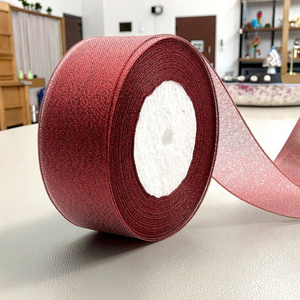 Ленты золотистые блестящие шелковые атласные ленты для рукоделия свадебные декоративные ленты для рукоделия бант Рождественский Подарок Обернуть Декор - Product Image 6