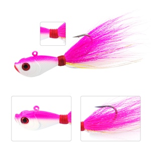 56g bucktail Jig lures nước mặn nước ngọt Mồi câu cá các loại Kit cho bass striper bluefish lướt cá - Product Image 2