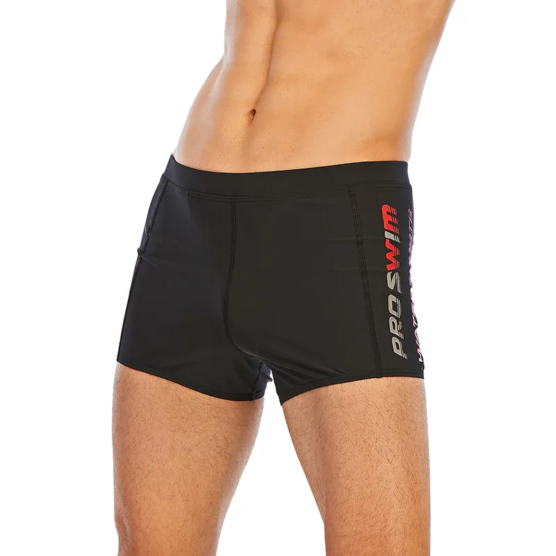 Outdoor exercise men's trunks swimwear without drawstring