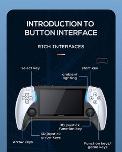Consola Portátil Project X 2026 PS1 de Alta Calidad, Reproductor de Juegos Portátil con Pantalla IPS HD de 4.3 Pulgadas, Joystick 3D, GBA MD EU - Product Image 2