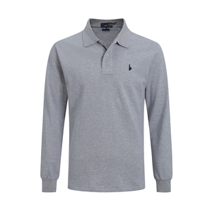 <span class=keywords><strong>Polo</strong></span> <span class=keywords><strong>Uomo</strong></span> Business a <span class=keywords><strong>Manica</strong></span> <span class=keywords><strong>Lunga</strong></span> Autunno Inverno Nuova con Colletto Casual Tinta Unita Fashion con T-Shirt Ricamata - Product Image 3