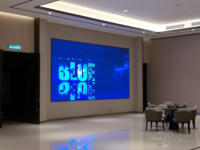 12X4 Meter Set lengkap dalam ruangan Modular Led layar tampilan Panel harga Digital warna penuh Rgb raksasa Video spanduk dinding