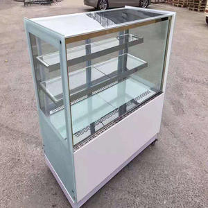 خزانة عرض مبردة بالهواء بزاوية قائمة للكيك والحلويات والمشروبات - Product Image 4