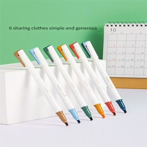 Marcador Resaltador de Alta Calidad Deli NS701, Marcador para Notas, Dibujo, Color, Manualidades, Bolígrafo de <span class=keywords><strong>Gel</strong></span> de Doble Punta y Gran Capacidad - Product Image 1