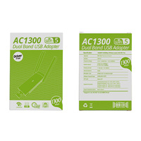 Precio de fábrica Driver Free AC1300 Dual Band 2,4G 5GHz USB Wifi Adapter 1300Mbps RTL8812CU para PC Laptop