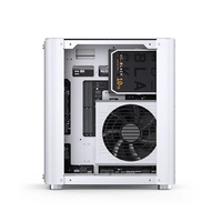 Nouveau boîtier d'ordinateur MicroATX TK-1 haut de gamme avec double verre panoramique incurvé, support de radiateur 240 mm, mini ventilateur, châssis de bureau moyen