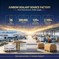 Scellant adhésif en silicone translucide non acétique pour vitres automobiles Qking Brands