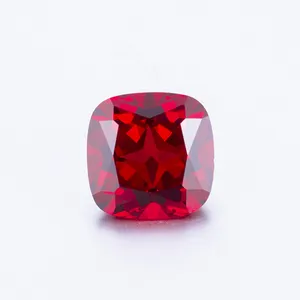 Gemas preciosas hechas a mano de color rojo sangre de Paloma, gemas sueltas, Rubí