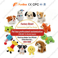 Porte-clés Funbox personnalisé en peluche, mini écureuil de dessin animé, jouet doux en peluche pour enfants, idéal pour cadeau, voiture, téléphone portable, sac