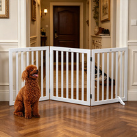 Barrière de sécurité pour animaux de compagnie, barrière d'escalier, barrière pour chiens, double porte, protection intérieure pour chiens et chiots, couloir, escalier, protection de la maison