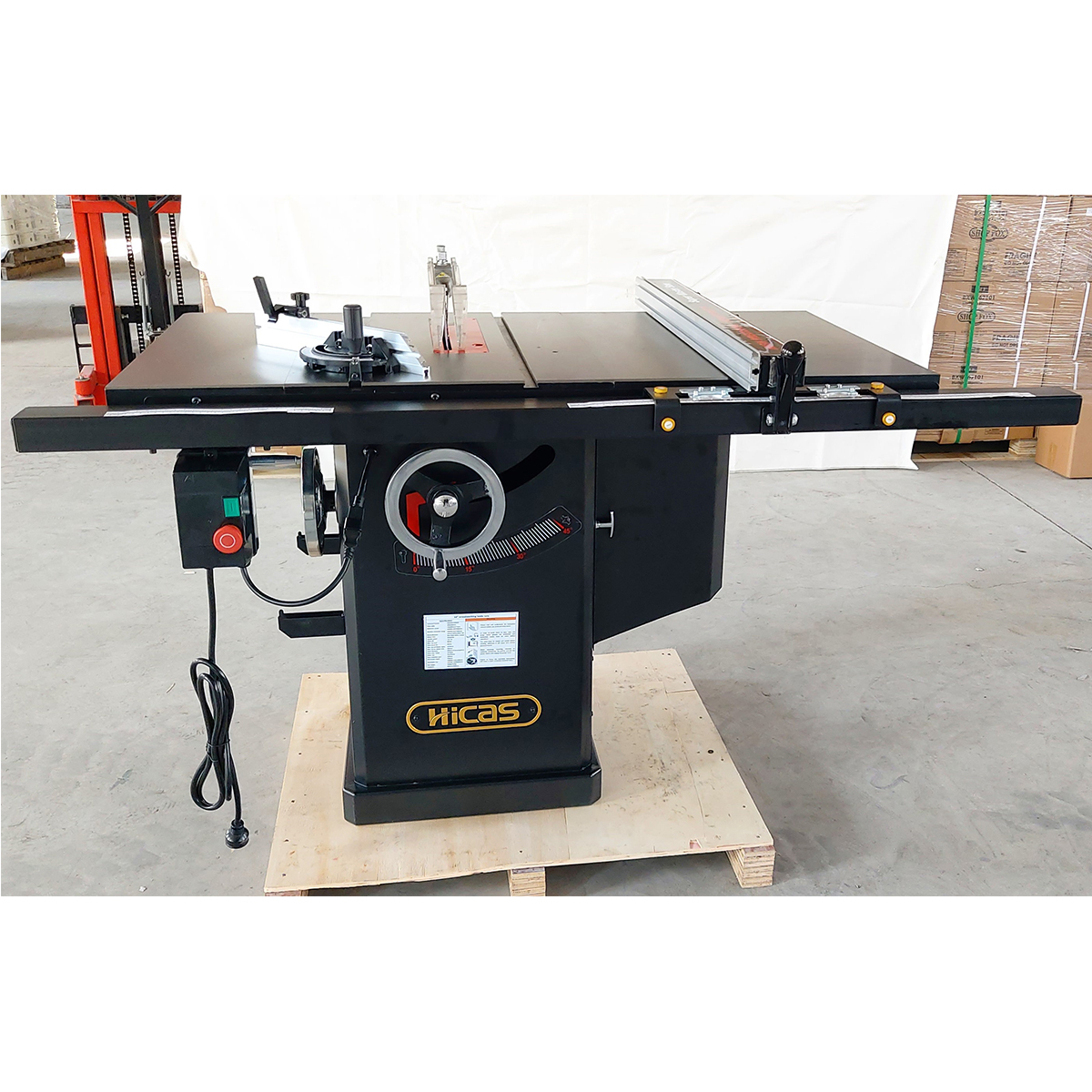 HICAS heavy duty высокой точности 10 "чугун Круглопильный Станок шкаф пила