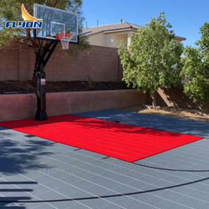 Suelo de Plástico Ignífugo de Alta Densidad y Durabilidad para Canchas de Baloncesto Interiores, para Pistas Deportivas y Lugares de Competición - Product Image 4