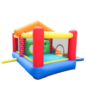 Trẻ Em Nhà Sử Dụng Mini Nhà Bị Trả Lại Lâu Đài Bouncy Với Trượt Đồ Chơi Bơm Hơi Làm Bằng Nylon Bền - Product Image 4