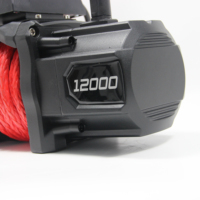 Treuil électrique à tension 12V 13500lbs haute vitesse de traction pour véhicules 4x4 treuil à moteur en cuivre 12V treuil électrique 12V