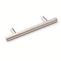 Poignée de meuble moderne en acier inoxydable en forme de T – Polyvalente pour commode, armoire, tiroir, bar à domicile, salon, entrepôt, hôtel