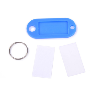 2025 nhãn tên thẻ chìa khóa nhựa Keychains Keytag với chia Vòng Keyring thẻ chìa khóa - Product Image 4