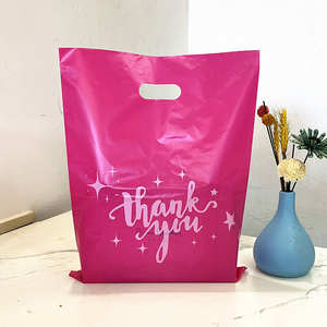 Die-Cut Handle <b>Plastic</b> Shopping Bags for Retail Packaging, Customizable <b>Tote</b> Bags, High-Quality Retail Display Bags - Product Image 4