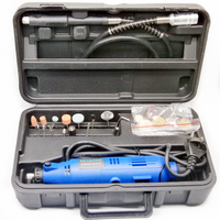 Modèle de vitesse Mini Micro meuleuse rotative bricolage outils électriques pour la gravure de bijoux portables et le polissage de coutures de carreaux 40PC ensemble