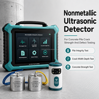 Detector ultrasónico de materiales no metálicos para hormigón y roca, probador de propiedades mecánicas, kit de medición de defectos y grietas en pilotes