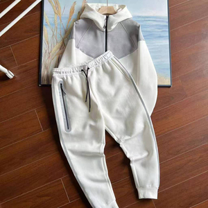 Survêtement de sport personnalisé 2026 pour hommes, avec fermeture éclair réfléchissante, pour la course, le football et l'entraînement - Product Image 1