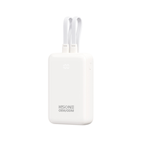 Conception ergonomique, batterie externe 35W PD 10000/20000mAh avec câbles doubles intégrés, écran LED intelligent, OEM LQ13