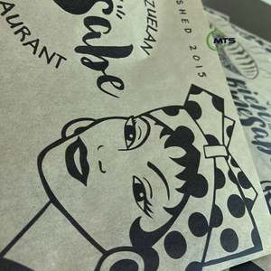 Custom Printed Logo PE Coated Sandwich Paper Food Grade Butcher Wax Greaseproof Deli Meat Wrapping for Burgers Bread <b>Milk</b> - Product Image 5