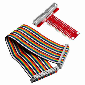 T-Type <strong>GPIO</strong> Breakout Expansion Board with 20cm FFC 40-<strong>Pin</strong> Ribbon Cable, Compatible for <strong>Raspberry</strong> <strong>Pi</strong> <strong>2</strong>/3 Model B/B+/A+ - Product Image 4