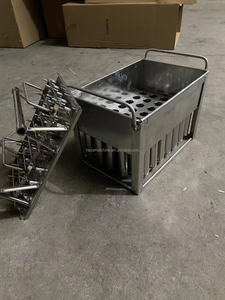 Comercial 40 cavidades 304 máquina de moldes de paletas de acero inoxidable moldes de paletas de hielo moldes para hacer paletas de hielo paletas de helado - Product Image 3