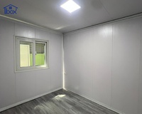 Maison conteneur préfabriquée 20FT 40FT : Solution modulaire économique pour les manques de logements résidentiels avec balcon avant et toiture