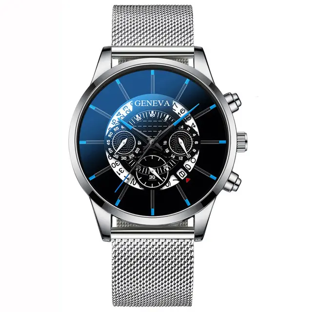 Novità di vendita diretta in fabbrica orologio di alta qualità con Logo personalizzato cronografo multifunzione da uomo orologio al quarzo cinturino in acciaio inossidabile 46